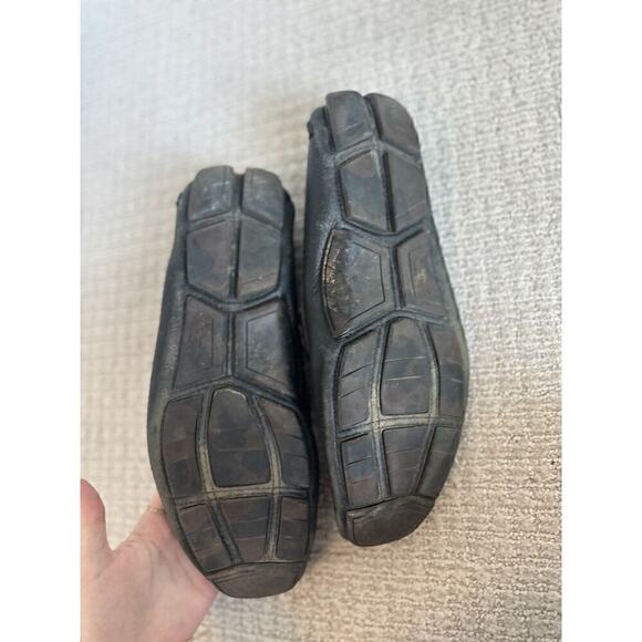 100% Authentic Salvatore Ferragamo Gancini Bit Leather Driver Moccasins 9.5 main image 8
